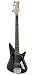 Ernie Ball Music Man Big Al 5 String Bass - Single Humbucker Sapphire Black Rosewood Fretboard Black Pickguard