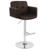 Lumisource Stout Bar Stool, Brown