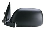 K Source 70012T OE Replacement Mirror 89-95 Toyota Pick-up Window Mount w/o Vent, Black (Foldaway), Driver, Side, Manual