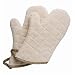San Jamar 813TMSB Heavy Duty Terry Cloth Temperature Protection Oven Mitt with Steam Barrier, 13" Length, Natural
