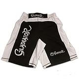 Gladiator Ultra MMA Board Shorts - Black W/white - Size 34 Inch Waist