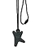Chewy Skool Kid Chewable Stretchy Pendant Necklace (Army Green)