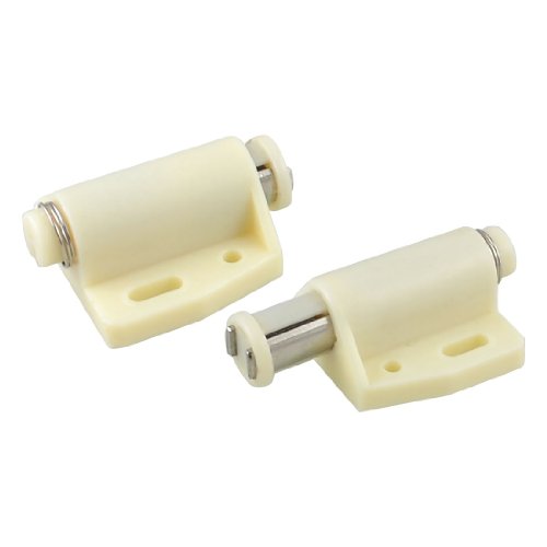 Amico Cabinet Cabinet Door Round Head Magnetic Beige Catch Latch 2 Pcs On Sale