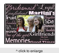 Personalized Bridesmaid Frame