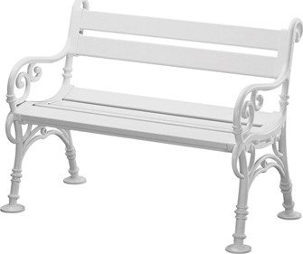 Blome Landhausbank weiss Linderhof 3-Sitzer Blome Landhausbank weiss Linderhof 3-Sitzer