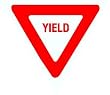 MINI YIELD street road NEW highway sign