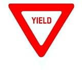 MINI YIELD street road NEW highway sign