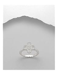CZ Ring In 92.5 Sterling Silver