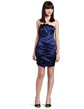 A. Byer Juniors Satin Strapless Dress