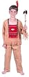 CHILD Running Bull Indian Costume for Boys Costume (Tomahawk not included)