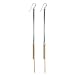 Long Dangle Chain Sterling Silver Earrings