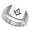 Men's Tungsten Carbide Ring Mason Freemason Masonic 2073 [Size 12.5] (Available in Sizes 8 to 15)