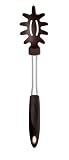 Mario Batali The Italian Kitchen Collection Soft Grip Pasta Spoon, Espresso