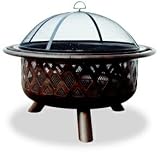 Outdoor Living : Crisscross Design Outdoor Fire Bowl - Oil-Rubbed Bronze