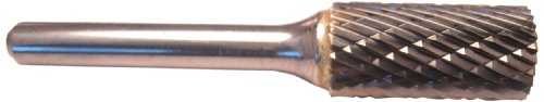 SGS Tool Company 10178 SA-5 Double Cut Carbide Bur 1/2 Diameter 1/4 Shank Diameter