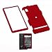 Motorola Droid A855 Snap On Case Cover Faceplate Protector Red