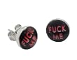 Fuck Me Logo Earrings - 6mm - Sold as a Pair