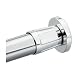 Moen 54-F Donner Adjustable Shower Rod Flange Set, Chrome