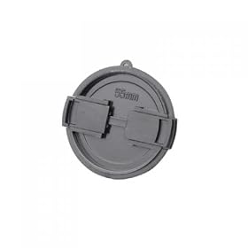 55mm Plastic Snap On Camera Lens Cap