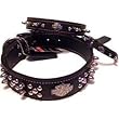 Harley Davidson Leather Spike Collar 1 1/2" x 22"