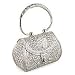 Sterling silver purse, 'Regal Peacock'