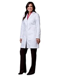 Apparel: Emma W. Womens Professional Designer Lab Coat