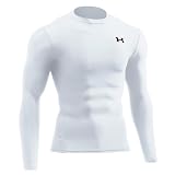 (アンダーアーマー)UNDER ARMOUR UAヒートギアロングスリーブT MCM3420 アスレチック メンズ コンプレッションベースレイヤー WHT 4XL MCM3420 WHT (WHT/4