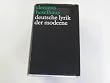 Deutsche Lyrik der Moderne