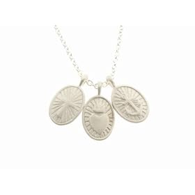 Faith, Charity, and Hope Trinket Necklace in Silver by Me & Ro
