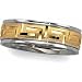 Jewelry : 18K Yellow Gold And Platinum Comfort Fit Band 4.16 oz from Perfect Jewelry & Gifts