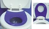 Flip-N-Flush for Elongated Toilet - Permanently Attachable Potty Training Seats