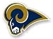 St. Louis Rams 12 Left Logo Car Magnet - Football Sports Merchandise