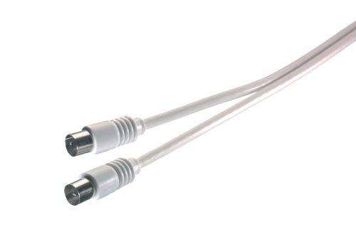 Vivanco Antennenkabel Koaxstecker  Koaxkupplung >75 dB 10m wei Preisvergleich