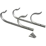 Swimming Pool Aluminum Pole Hanger Set with Screws for Net Brush Vacuum Hose