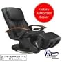 HT-140 Black Leather Massage Chair - Interactive Health Robotic Human Touch Robotic Recliner