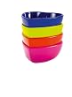 Zak Designs Rainbow Heart Bowl, Small, Set of 4