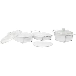 CorningWare French White 9-Piece Bake and Serve Set by CorningWare