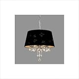 Trans Globe Lighting PND-610 BK 18-1/2-Inch 3-Light Pendant, Black
