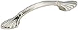 Amerock BP1333G9 Natural Elegance Shell Pull, Sterling Nickel, 3-Inch Center-to-Center