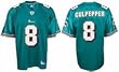 Daunte Culpepper Miami Dolphins #8 Replica Reebok NFL Football Jersey (Aqua)