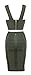 Whoinshop Women's Clubwear Outfit Slim Fit 2 Pieces Set Bandage Dress
