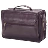 Clava Leather Extra Large Laptop Briefcase Tan by CLAVA LEATHER