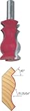 Freud 99-406 1-1/4-Inch Diameter by 2-1/4-Inch Crown Molding Router Bit with 1/2-Inch Shank