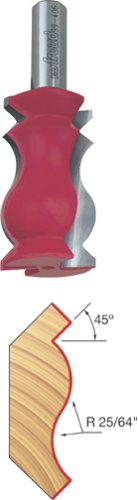 Freud 99-406 1-1/4-Inch Diameter by 2-1/4-Inch Crown Molding Router Bit with 1/2-Inch Shank