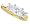 14K Gold 1.00 ctw. Princess Cut Three-Stone Diamond Ring - (I-J;I1-I2) Size 6