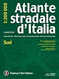 : Atlante stradale d'Italia Sud 1 : 200 000 (Touring Club Italiano)