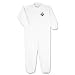 Kimberly Clark 44345-01 Kleenguard XP White Zipper Front Coveralls, No Pockets, 2XL