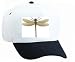 White Cap with insect, arthropod, aquatic, dragonfly, 