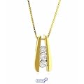 $79.95 10k Yellow Gold 1/4-Carat Pendant & Chain
