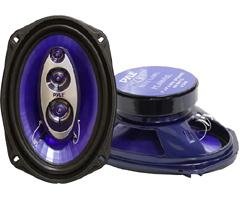 PYLE PL6984BL 6-Inchx 9-Inch 400 Watt Four-Way Speakers